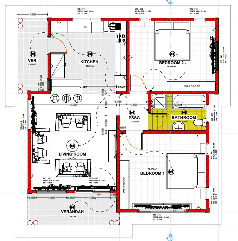 floor plans 2 bedroom